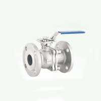 JIS DIN ANSI GB 2 way Stainless Steel Flange Ball Valve