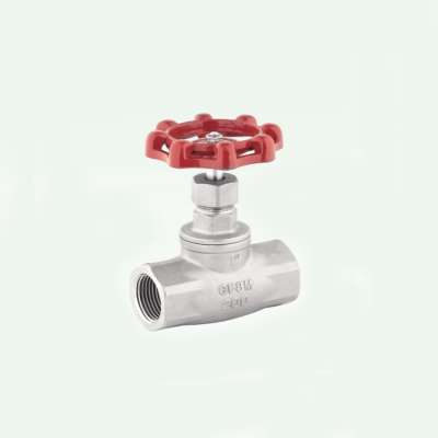 1 Inch CF8M 316 stainless steel globe valve with NPT BSP BSPT female thread ends