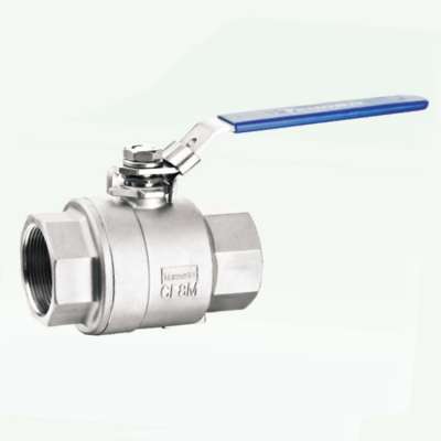 China Manufacture 2pc Female Long Style BSP Thread Forged F/F Threaded Brass Ball Valve with Handle