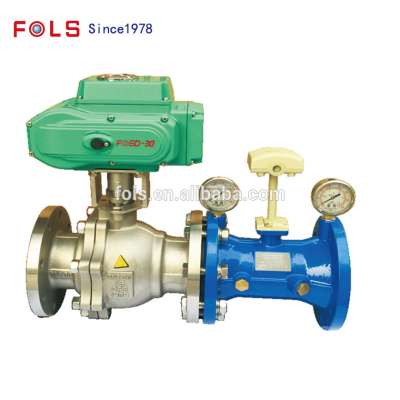 Central air conditioning system water temperature control valve system